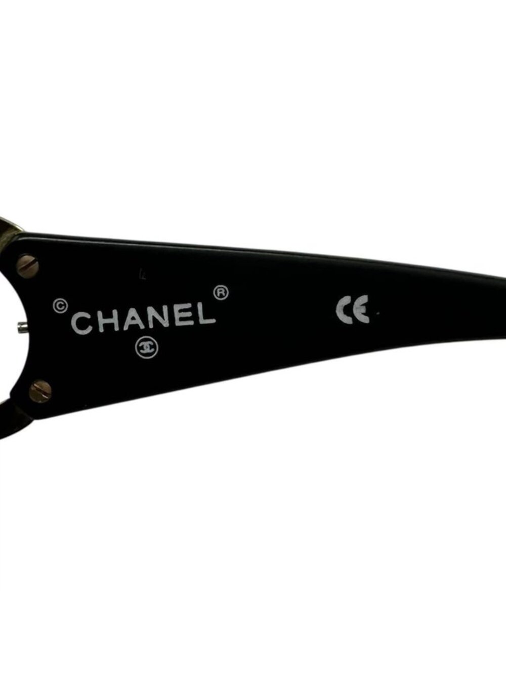 Chanel Sunglasses CC Logo Black Eyewear - Picture 5 of 6